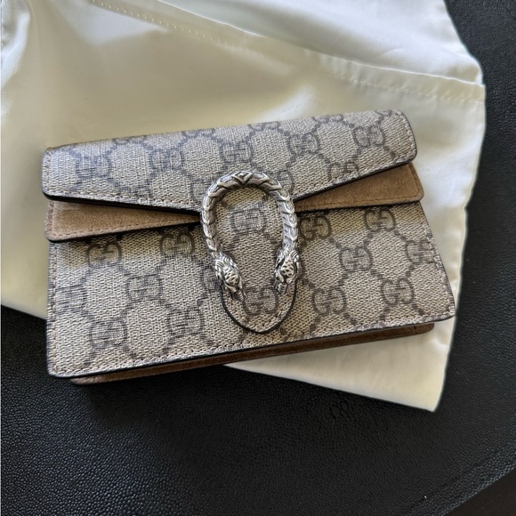 Gucci DIONYSUS GG SUPREME SUPER MINI BAG - Picture 1 of 16